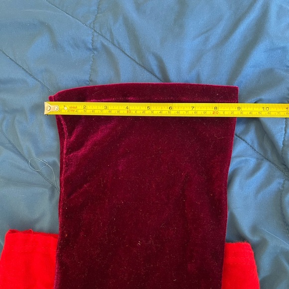 Christian Louboutin Moulin Velvet Almond Toe Thigh Boots EU 41 - Picture 9 of 10